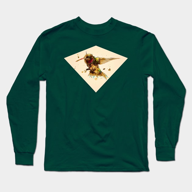 ANDROID HUMMINGBIRD Long Sleeve T-Shirt by KinguOmega